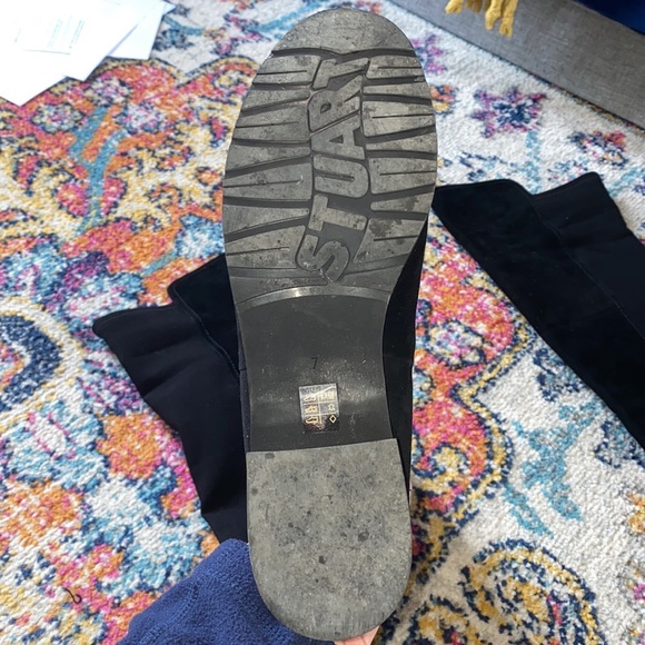 Stuart Weitzman Langdon Suede Over-The-Knee Boot. - Picture 3 of 5